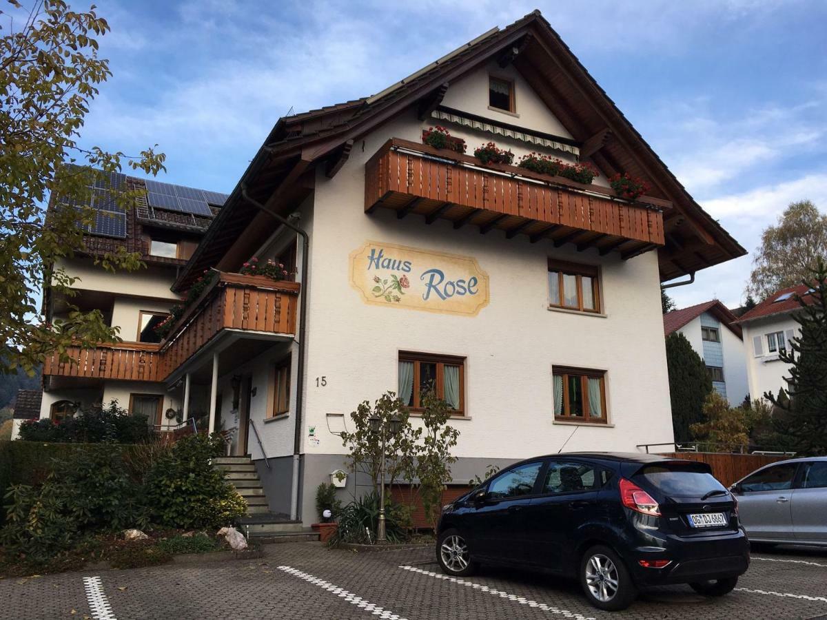 Pension Haus Rose Oberharmersbach Eksteriør billede